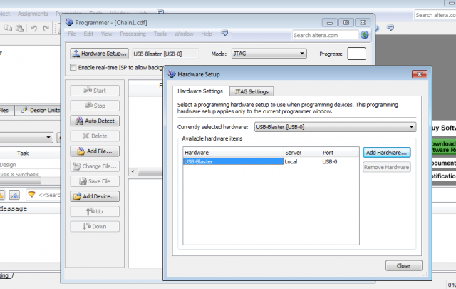 install quartus usb blaster driver