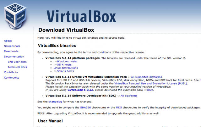 mac os x for virtualbox download