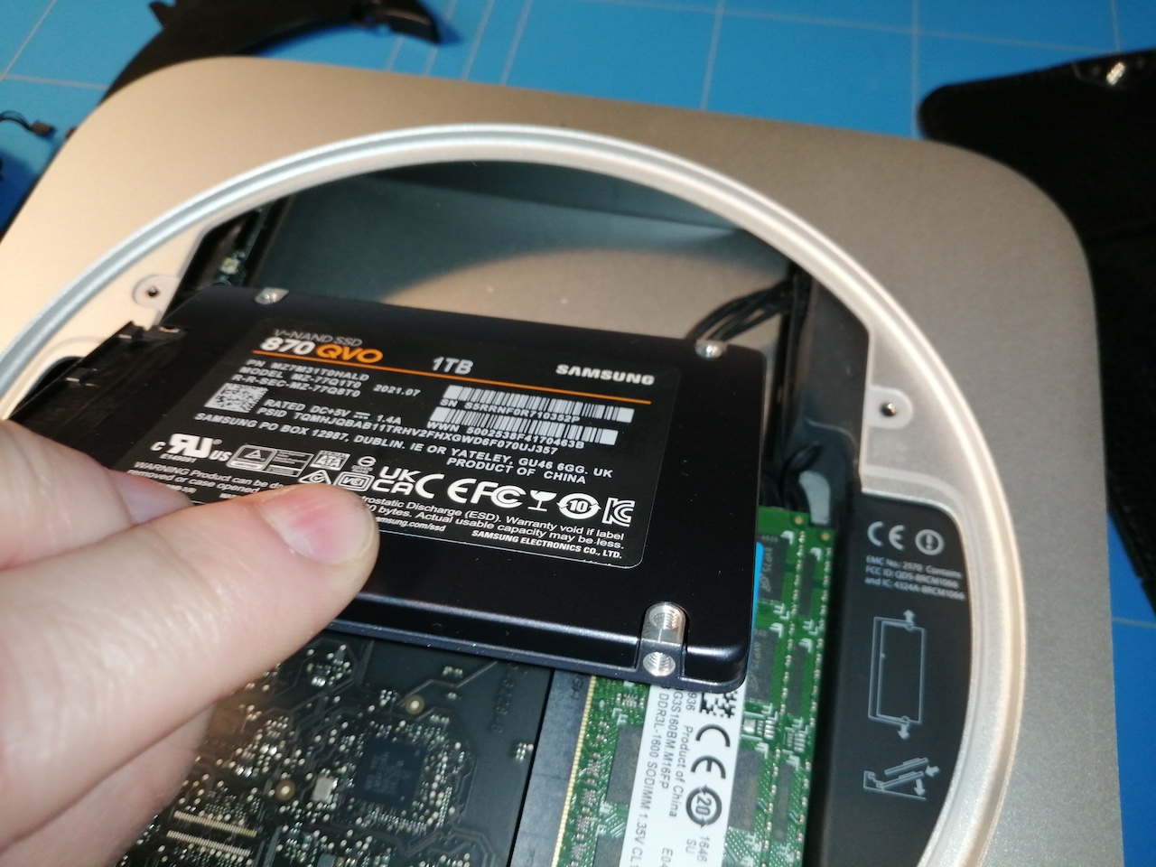 Mac mini (Late 2012) - SSD upgrade | ezContents blog