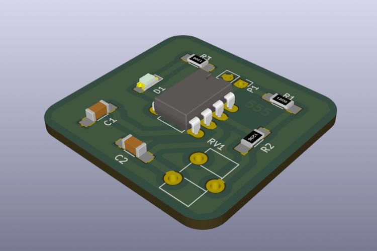 PCB - 3D view