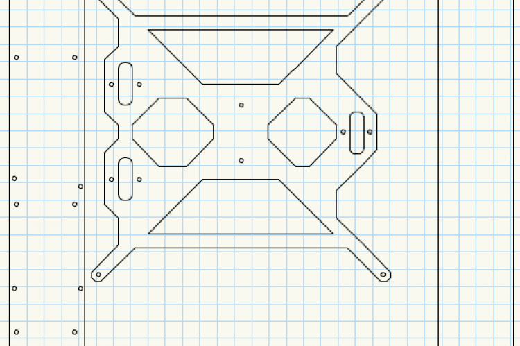 i3 DXF frame design