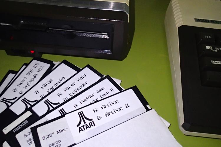5 1/4 Atari XL Floppy disks
