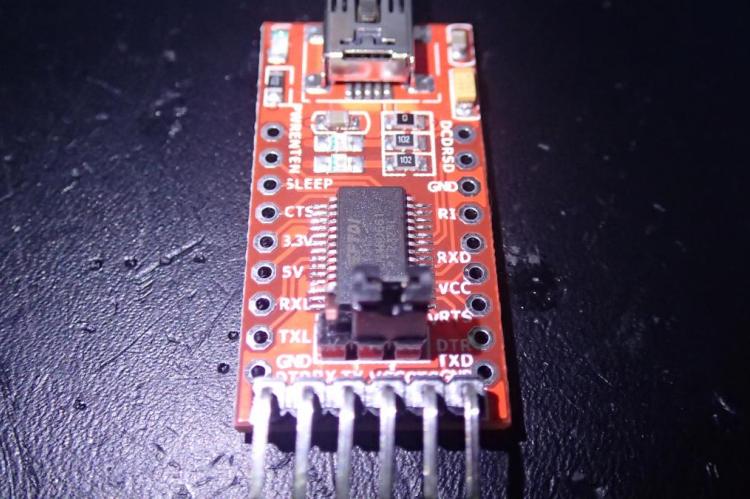 FTDI FT232R serial to USB adapter