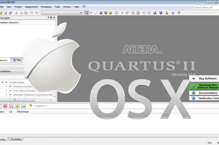 Altera Quartus II on Mac OSX