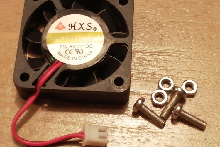 40x40x10 mm fan with XH2.54 2-pin connector