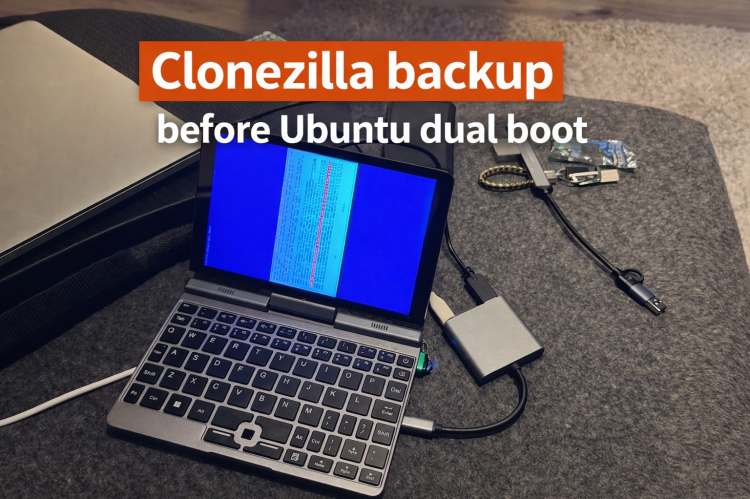 Clonezilla backup - couch project