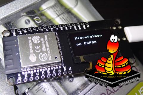 Micropython on EPS32 with SSD1306